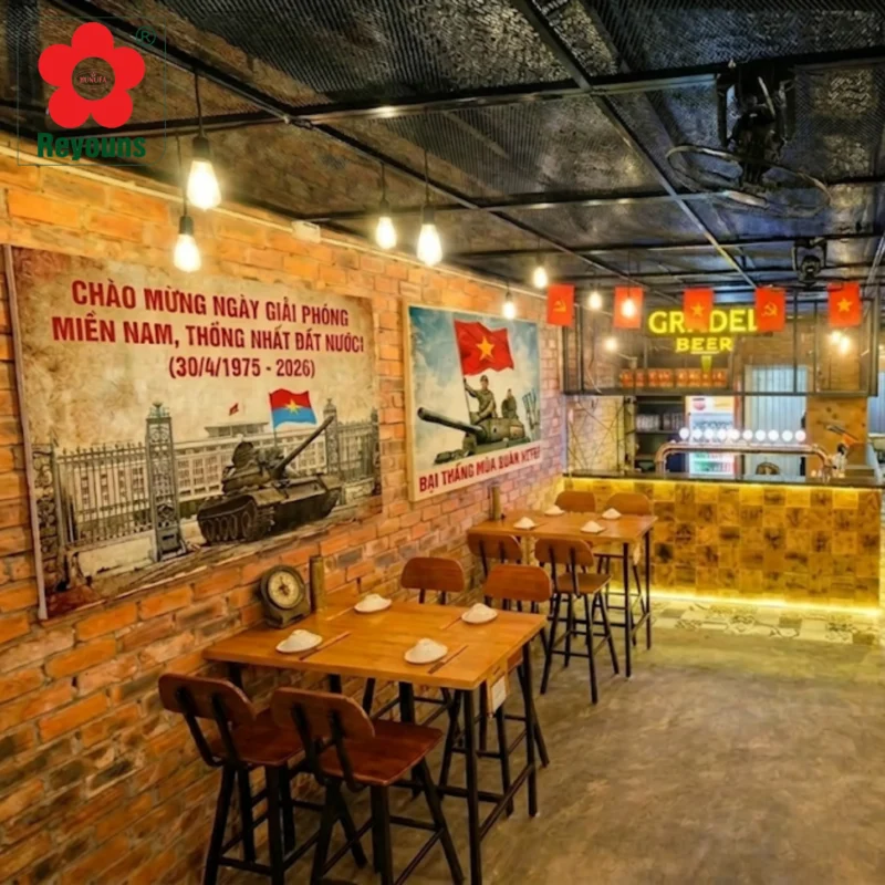 5+ ý tưởng trang trí quán nhậu 30 4 ấn tượng, tiết kiệm chi phí