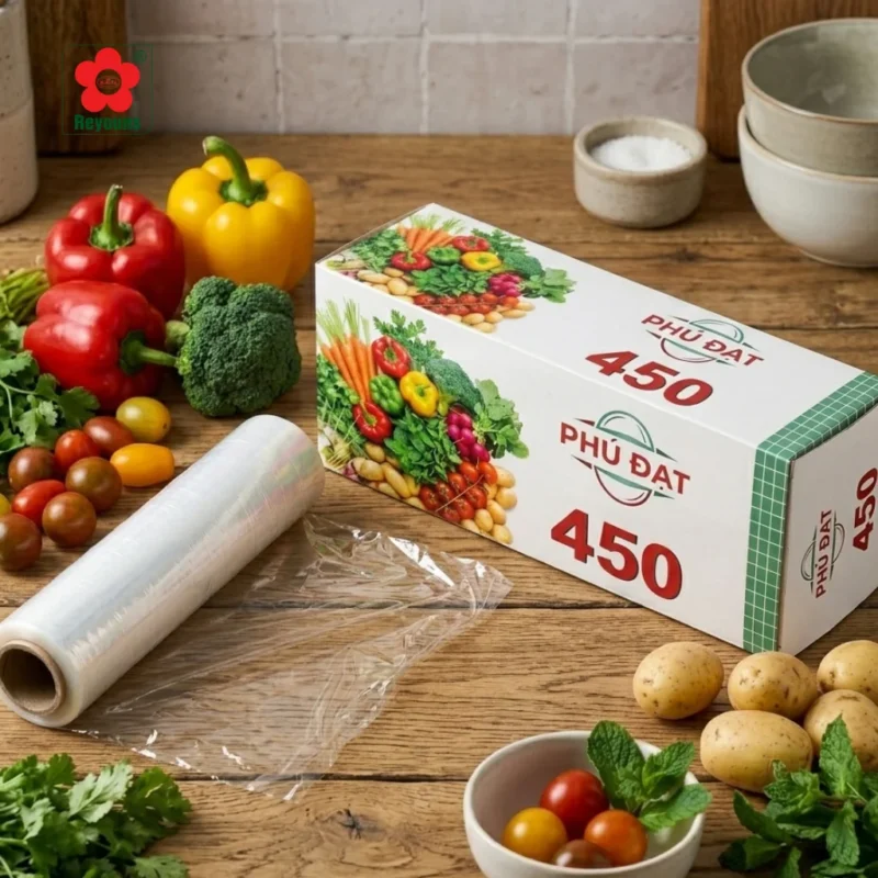 Màng bọc thực phẩm Phú Đạt an toàn, dẻo dai, giá sỉ tốt